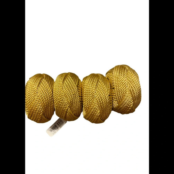 NWT Williams Sonoma Braided Napkin Rings Dijon - Picture 1 of 5